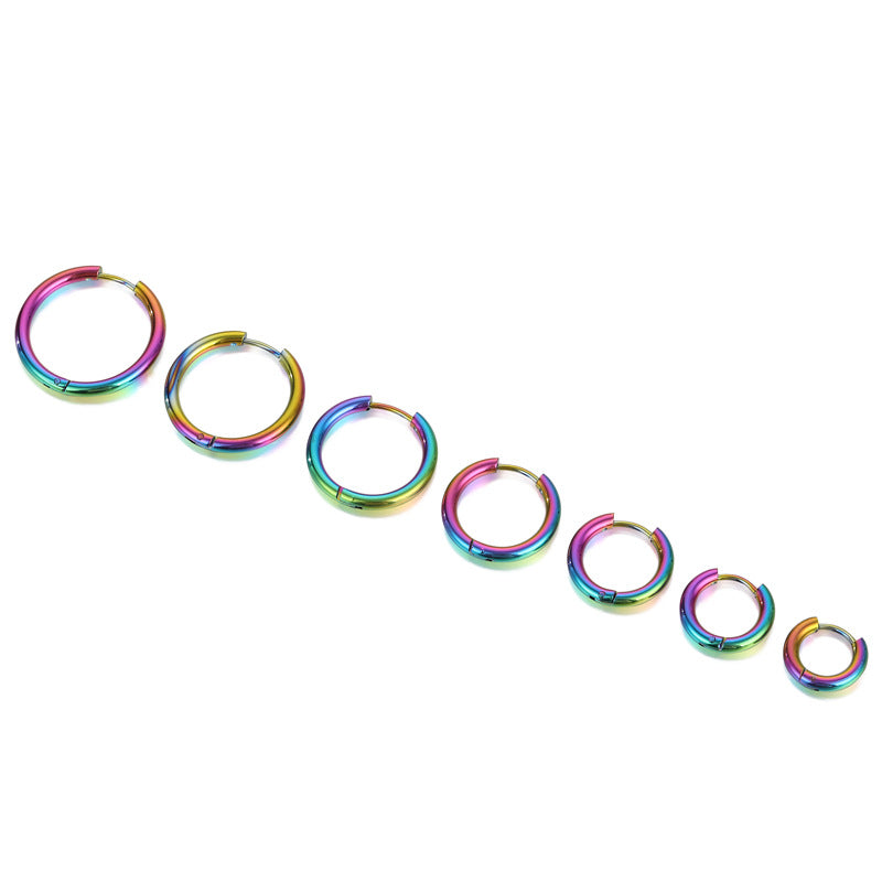 Pendientes Lisos De Acero Inoxidable al por mayor